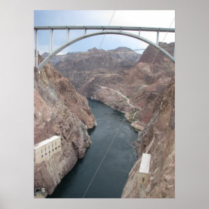 Poster Pont du barrage Hoover