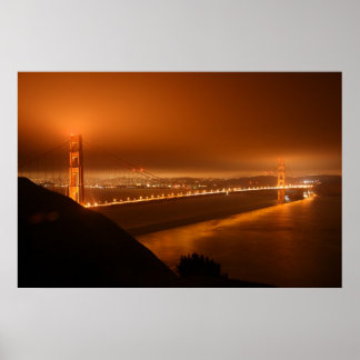 Poster Pont du Golden Gate de San Francisco
