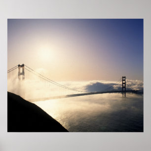 Poster Pont du Golden Gate, San Francisco, Californie, 2