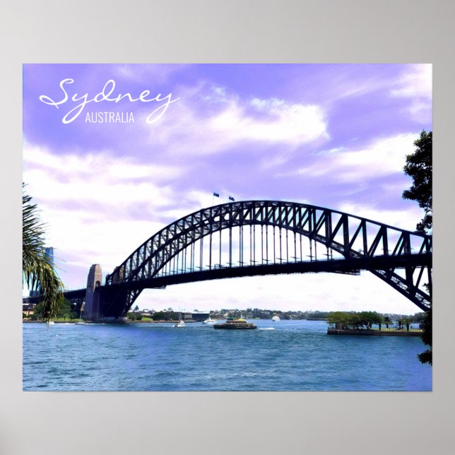 Poster Pont du port de Sydney Ferry (Devant)