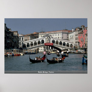 Poster Pont du Rialto, Venise