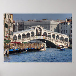 Poster Pont du Rialto Venise Italie