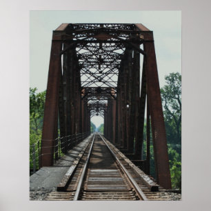 Poster Pont du vieux train