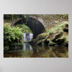Poster Pont en cascade de Torc