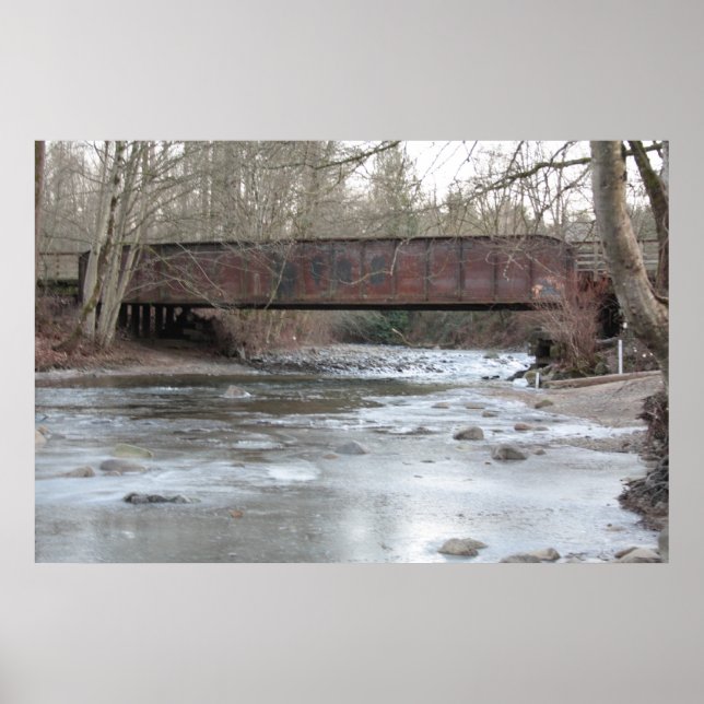 Poster Pont gelé (Devant)