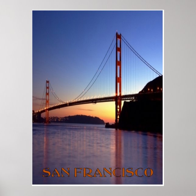 Poster Pont Golden Gate (Devant)
