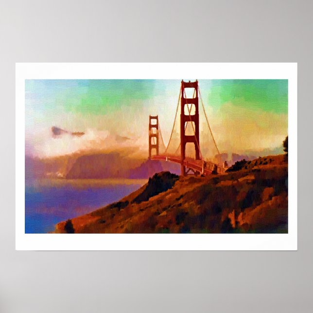 Poster Pont Golden Gate (Devant)