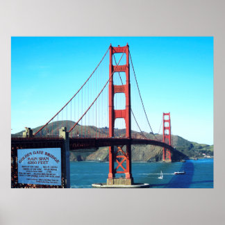 Poster Pont Golden Gate