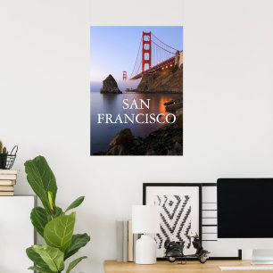Poster Pont Golden Gate   San Francisco Californie