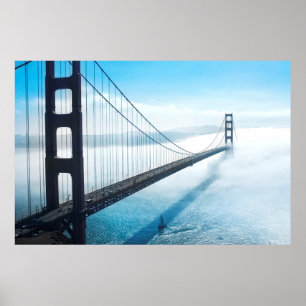 POSTER PONT GOLDEN GATE SAN FRANCISCO CALIFORNIE