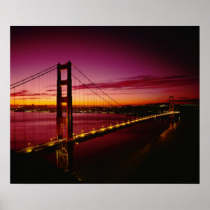 Poster Pont Golden Gate, San Francisco, Californie, 5