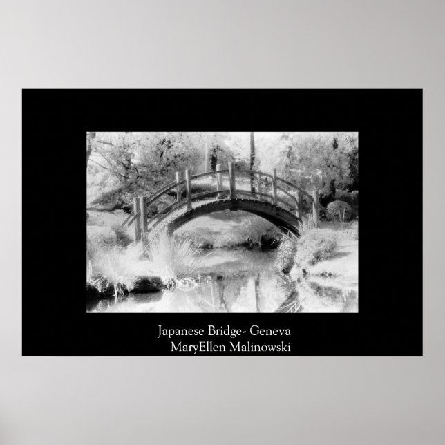 Poster Pont japonais (Devant)