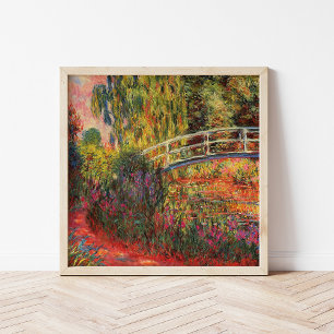 Poster Pont japonais CLAUDE MONET
