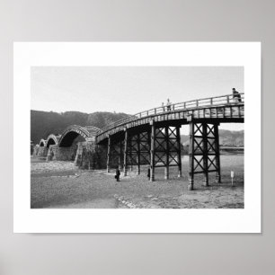 Poster Pont Kintai : Iwakuni, Japon