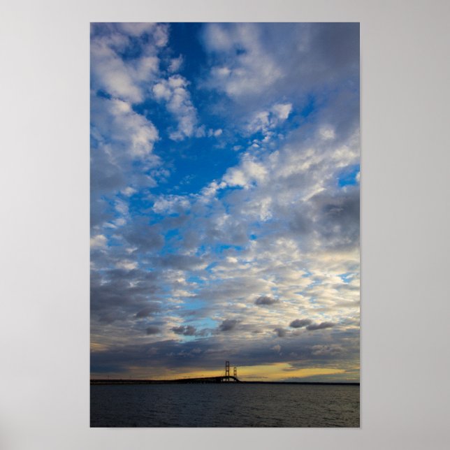 Poster Pont Mackinac, Michigan (Devant)