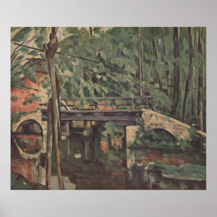 Poster Pont Maincy - Paul Cezanne - c1880