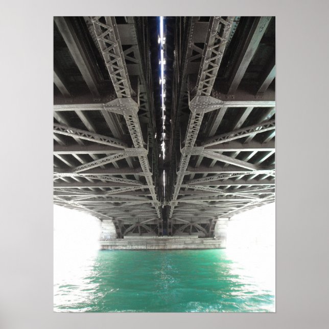 Poster Pont Michigan Ave (Devant)