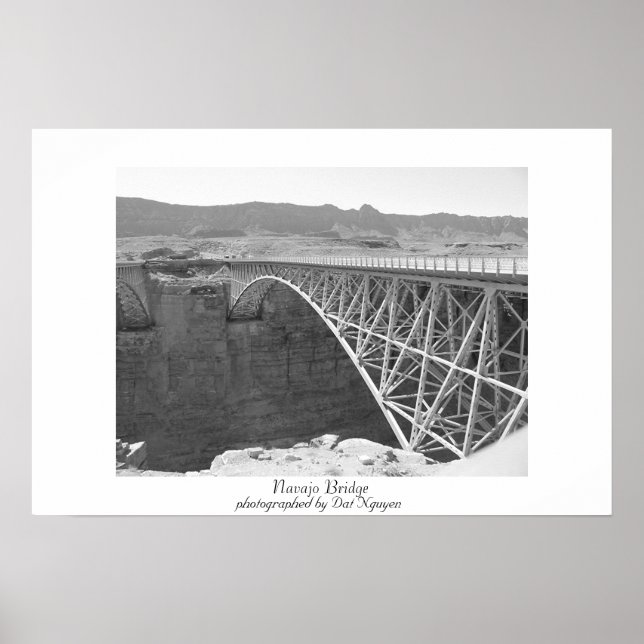 Poster Pont Navajo (Devant)