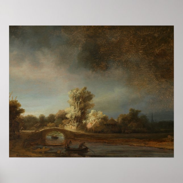 Poster Pont Rembrandt Stone (Devant)