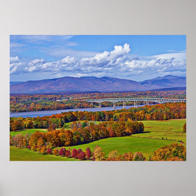 Poster Pont Rhinecliff à l'automne (Devant)
