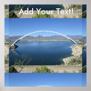 Poster Pont Roosevelt Lake Arch