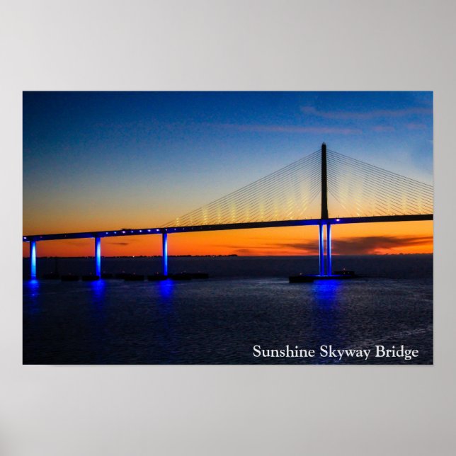 Poster Pont Sunshine Skyway (Devant)