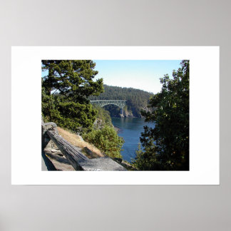 Poster Pont sur le col de la tromperie