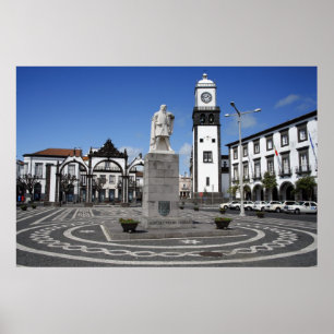 Poster Ponta Delgada, Açores
