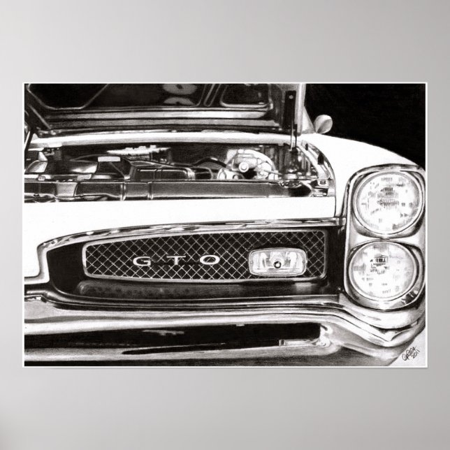 Poster Pontiac GTO 1967 (Devant)