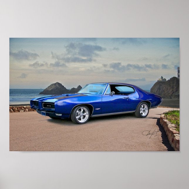 Poster Pontiac GTO I 1969 (Devant)