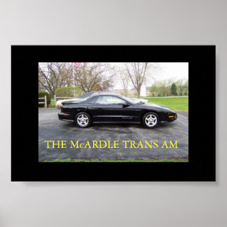 POSTER PONTIAC TRANS AM