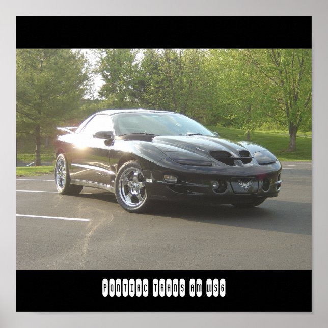 Poster Pontiac Trans Am WS6 (Devant)