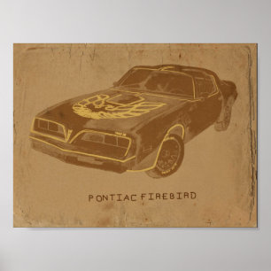 Poster Pontiac vintage