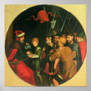 Poster Pontius Pilate se lavant les mains