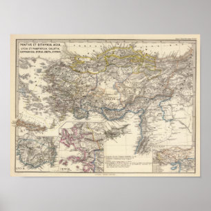 Poster Pontus et Bithynia, Asie, Lycia et Pamphylia