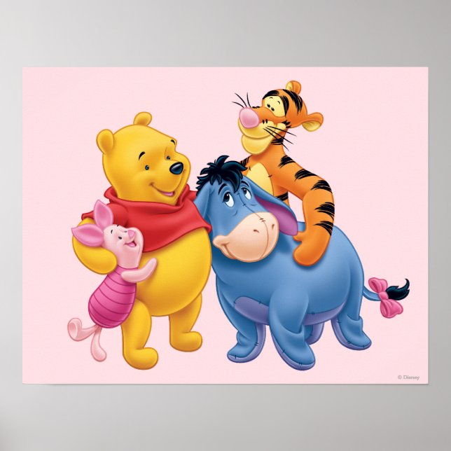 Poster Pooh et amis 1 (Devant)