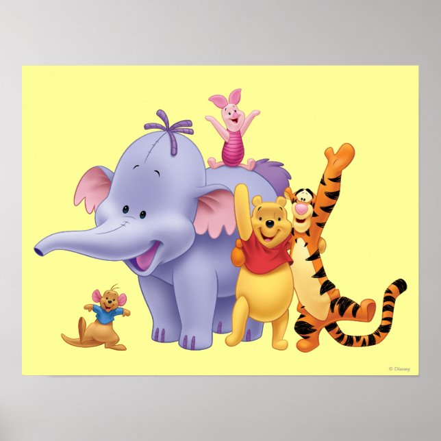 Poster Pooh et amis 4 (Devant)