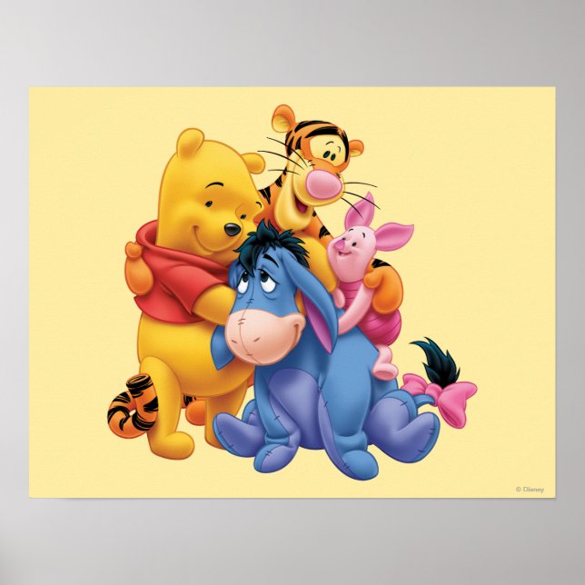 Poster Pooh et amis 5 (Devant)