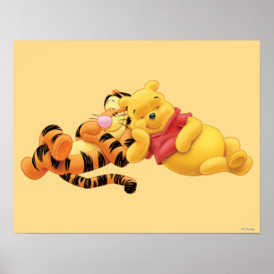 Poster Pooh et Tigger