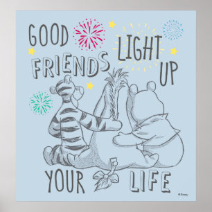 Poster Pooh & Pals   Les amis illuminent votre vie