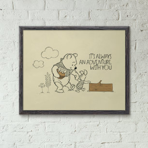 Poster Pooh & Porcinet   C'est toujours une aventure avec