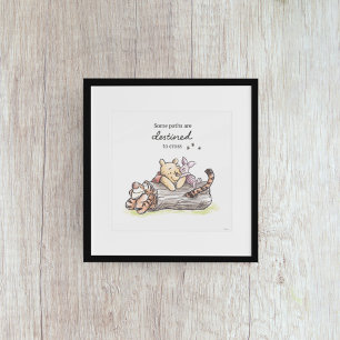 Poster Pooh & ses amis   Certains chemins sont destinés à