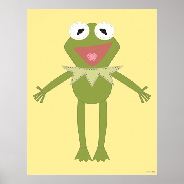 Poster Pook-a-Looz Kermit la grenouille (Devant)