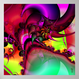 Poster Pool of the Spiral King Variation 1 Art Imprimer
