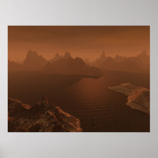 Poster Pools Titan Hydrocarbone