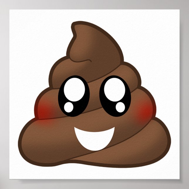 Poster Poop Emoji (Devant)