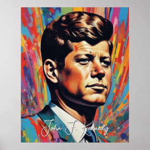 Poster Pop Art Jack JFK John F. Kennedy