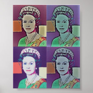 Poster - Pop Art 'La Reine'