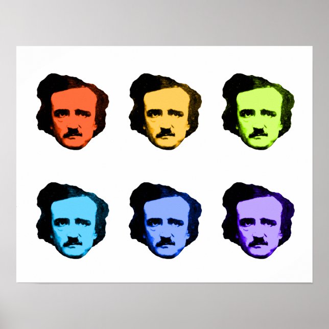 Poster Pop Art Poe (Devant)