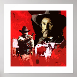 Poster Pop Art Western Retro